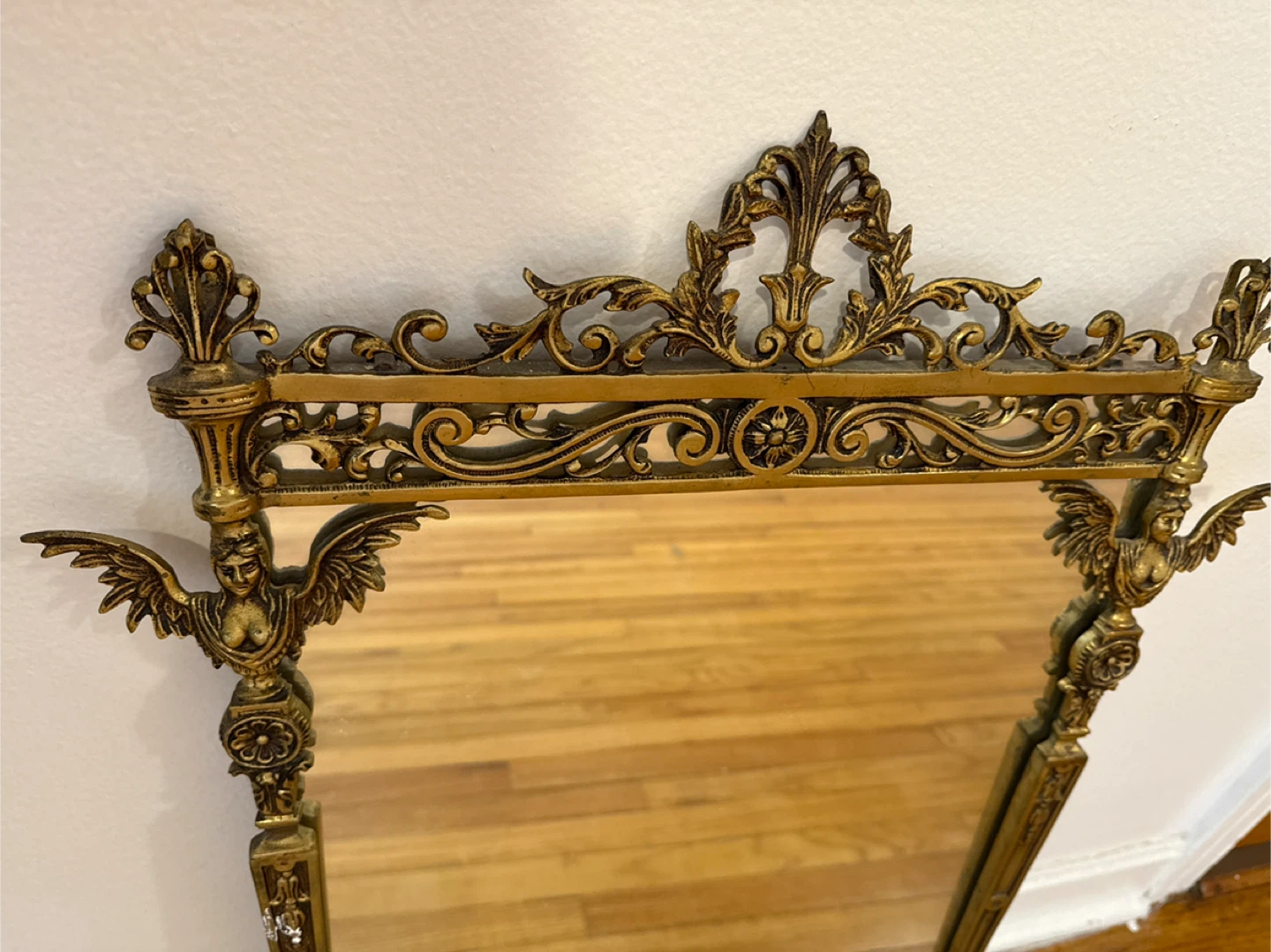 Ornate Gold Accent Mirror 28” X 16” - photo 2