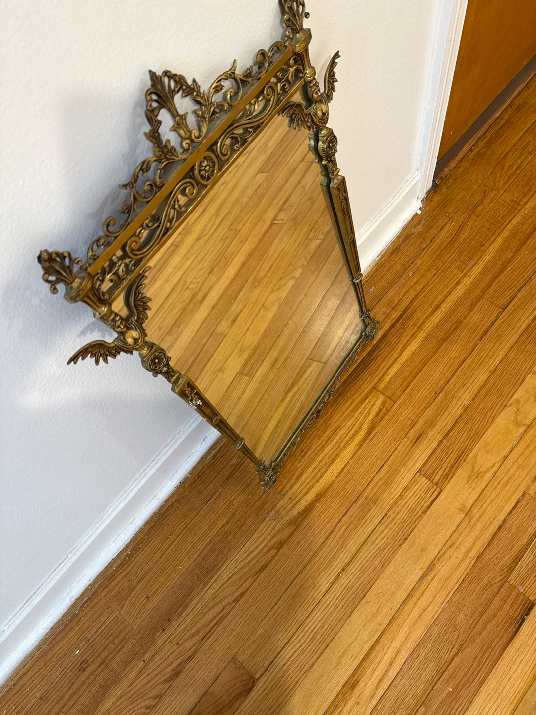Ornate Gold Accent Mirror 28” X 16” - photo 4