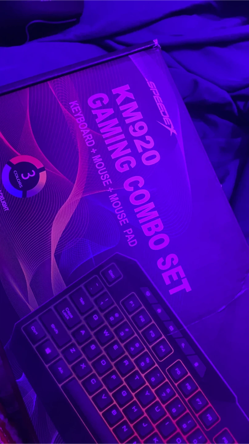RGB Gaming Keyboard & Mouse – Never Used - photo 3