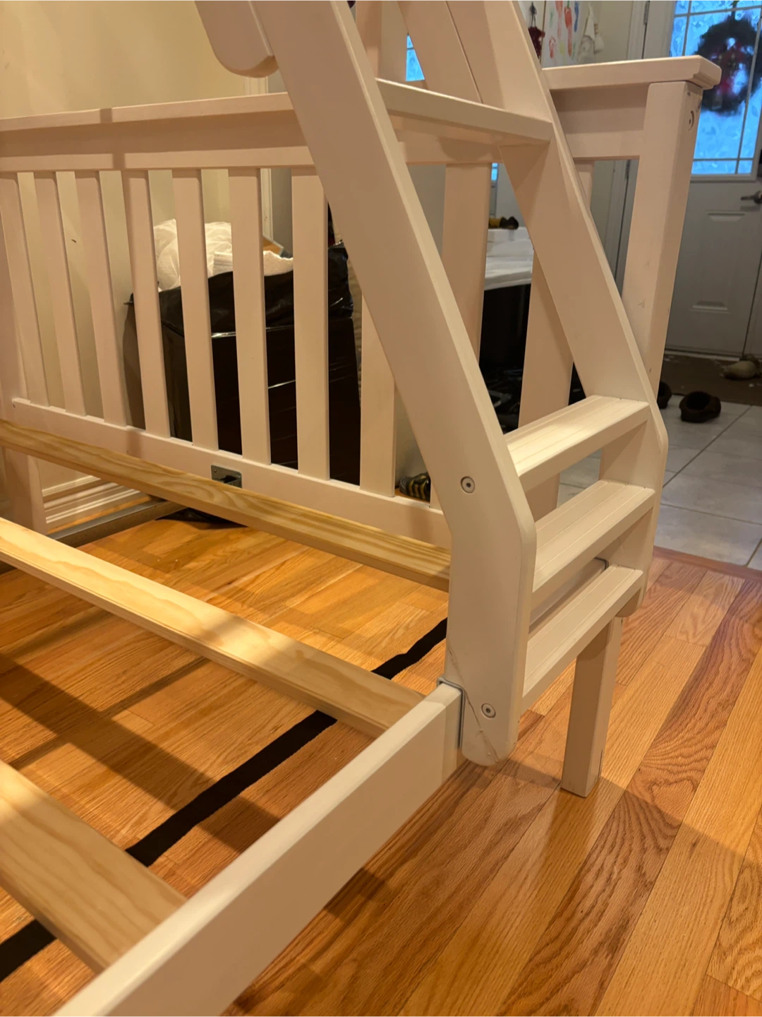 Bolles Twin Over Full Solid Wood Standard Bunk Bed - photo 5