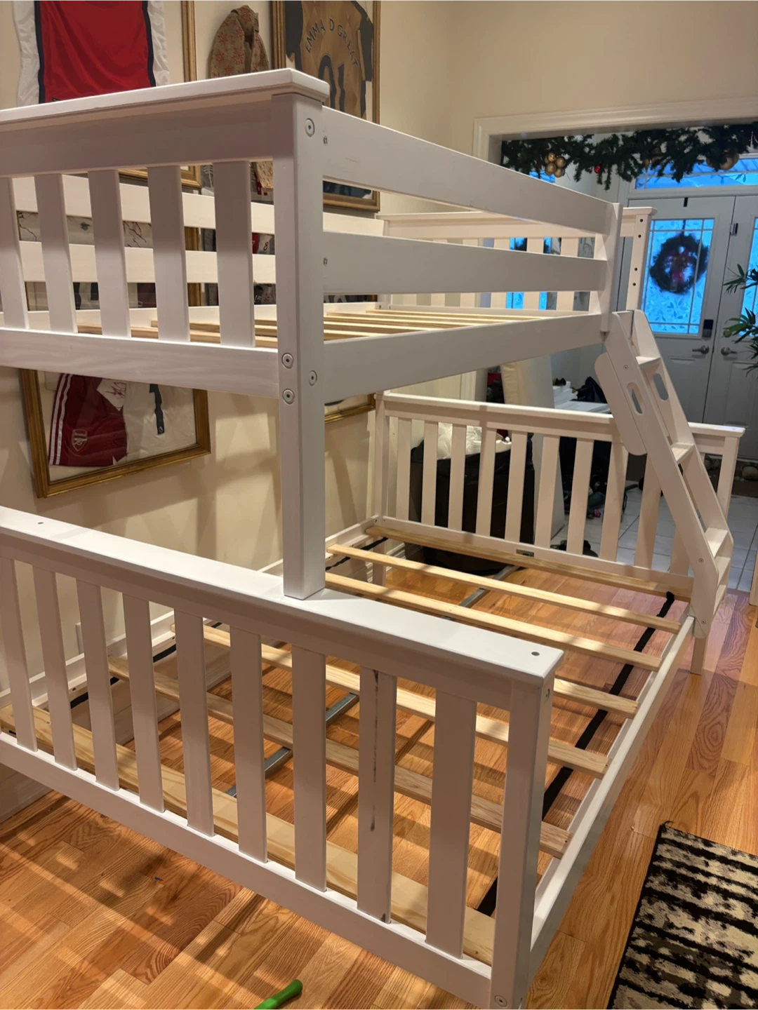 Bolles Twin Over Full Solid Wood Standard Bunk Bed - photo 3