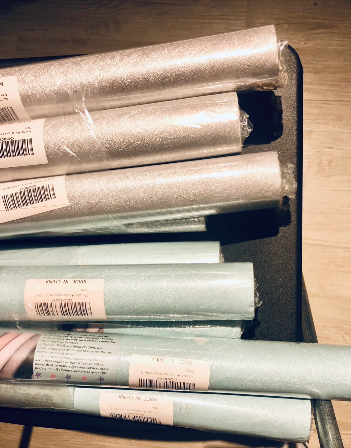 Silver, blue or pink rolls - photo 3