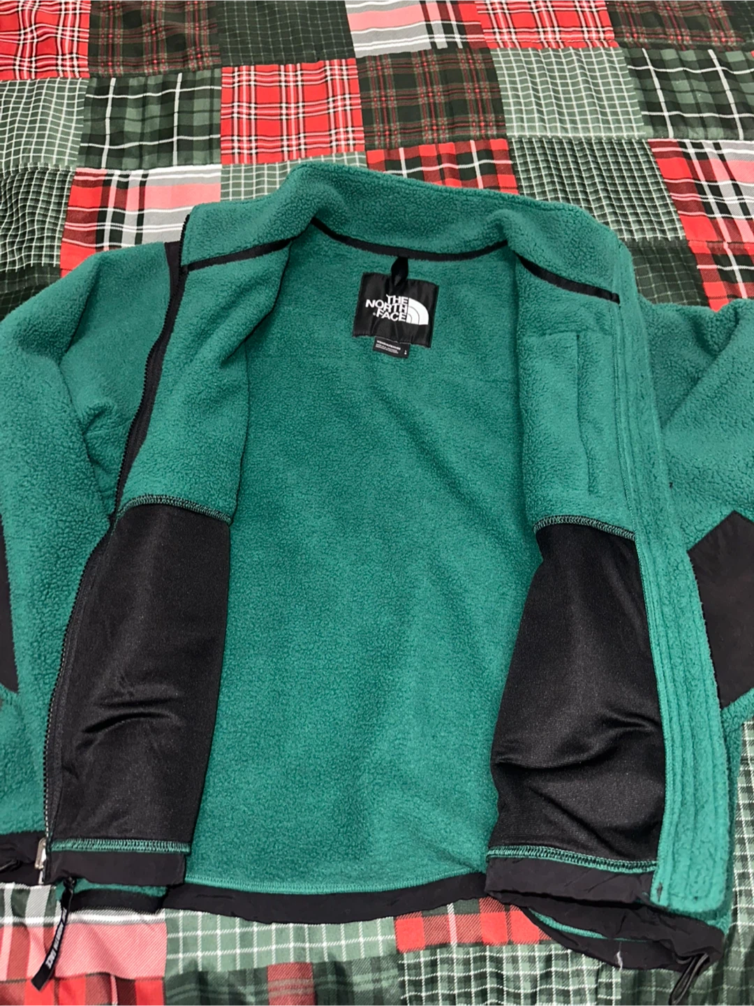 The North Face Fleece Jacket - Green/Black - photo 4