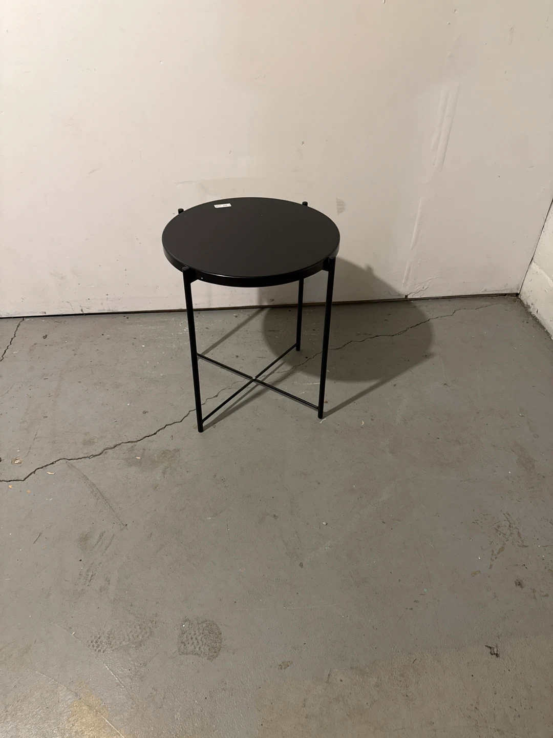 IKEA GLADOM Black Tray Table