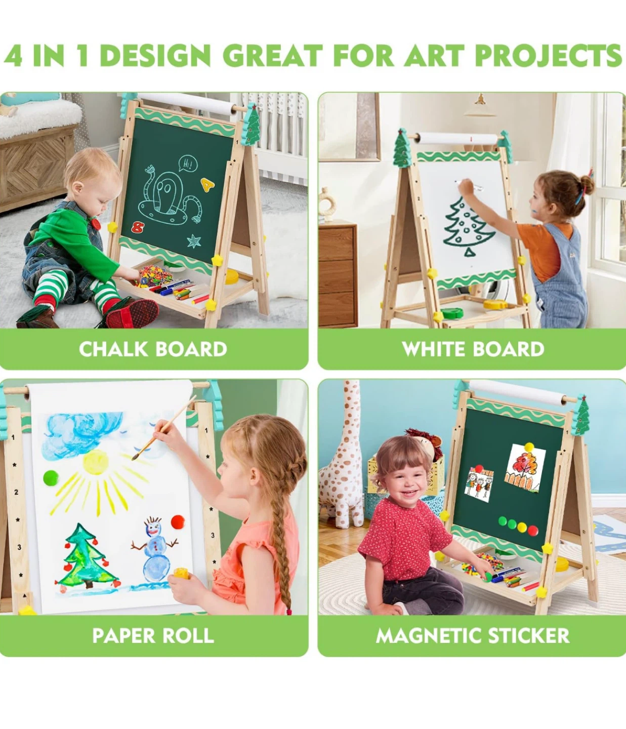 Kids Easel - 4 in 1 Art Easel - photo 3