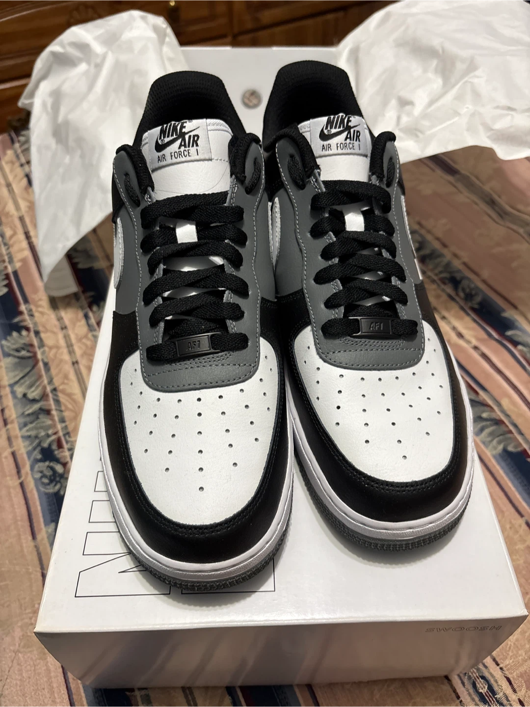 Nike Air Force 1 Black/White - photo 2