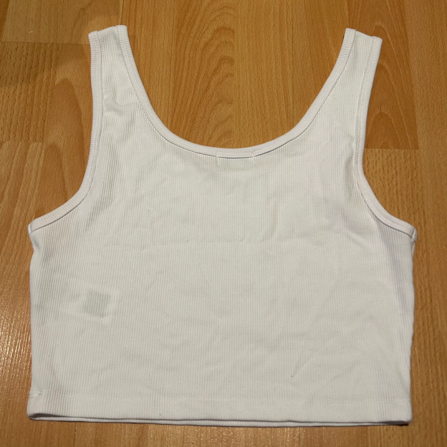 True Religion White Ribbed Tank Top - Size M - photo 4