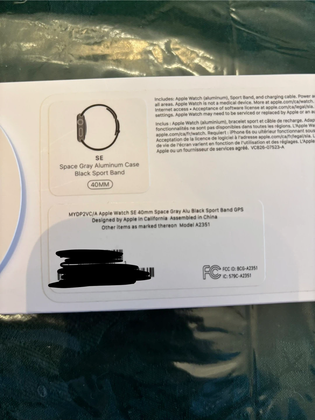 Apple Watch SE 40mm Space Gray Aluminum - photo 2