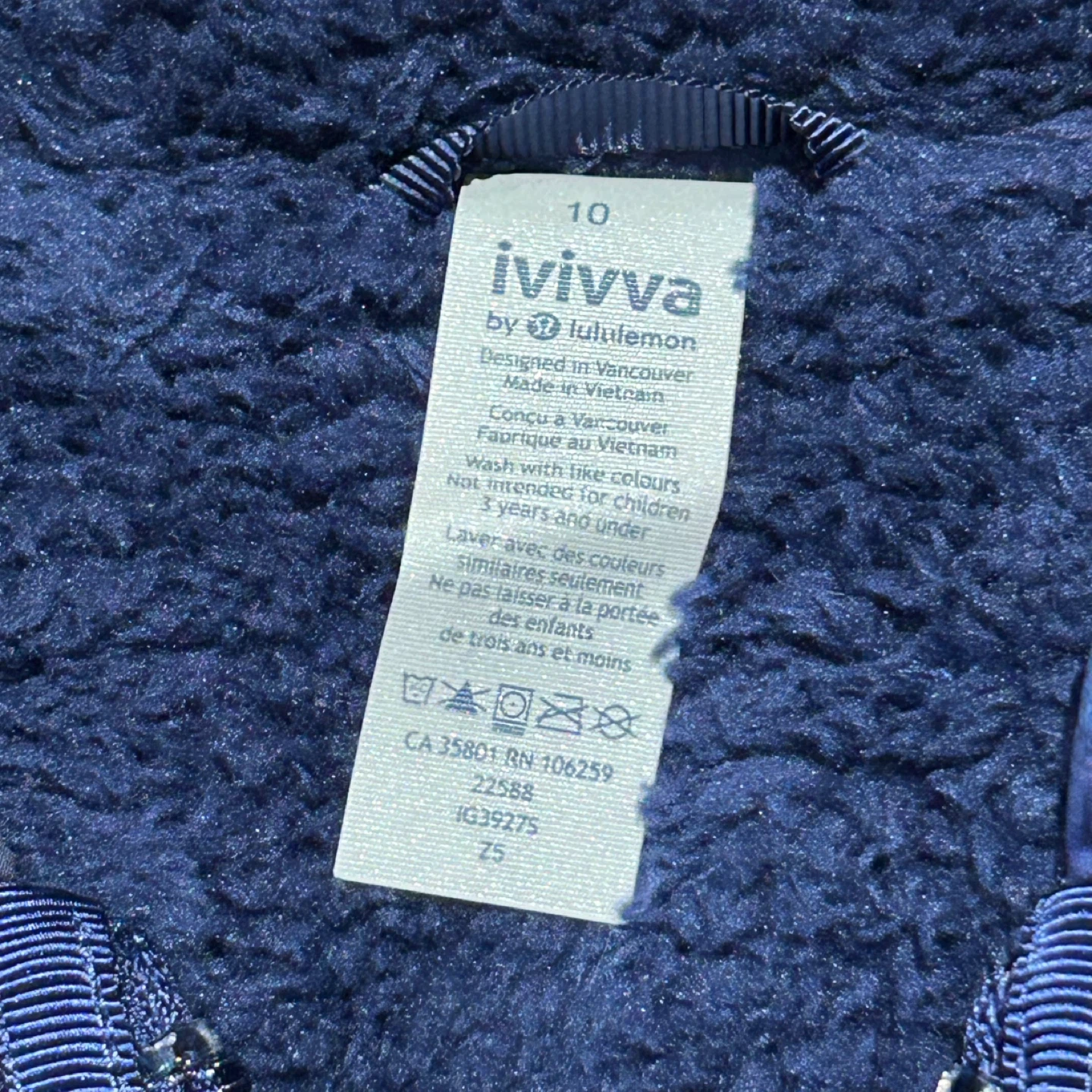 Ivivva by Lululemon Girls' Vest Reversible Size 10 - photo 4