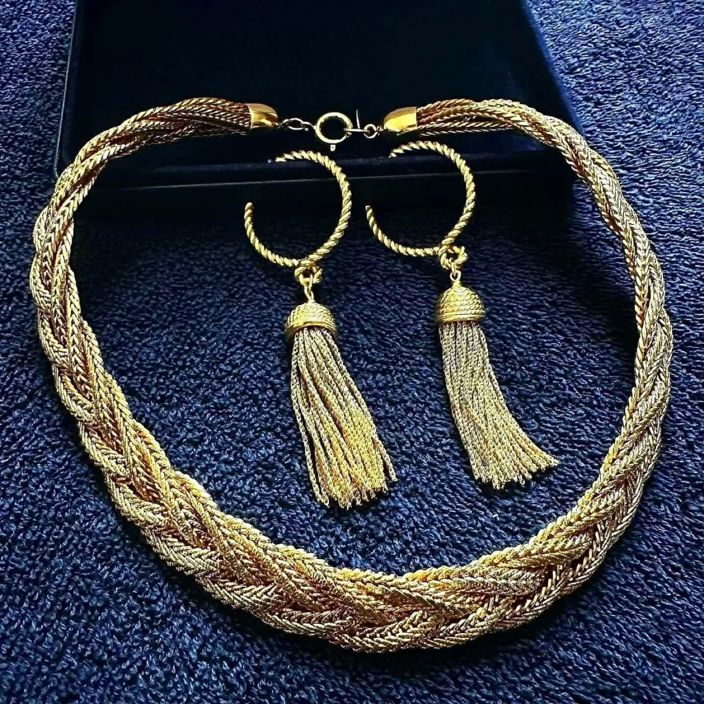 Vintage 80’s Napier Gold Plated Jewelry Set - photo 4
