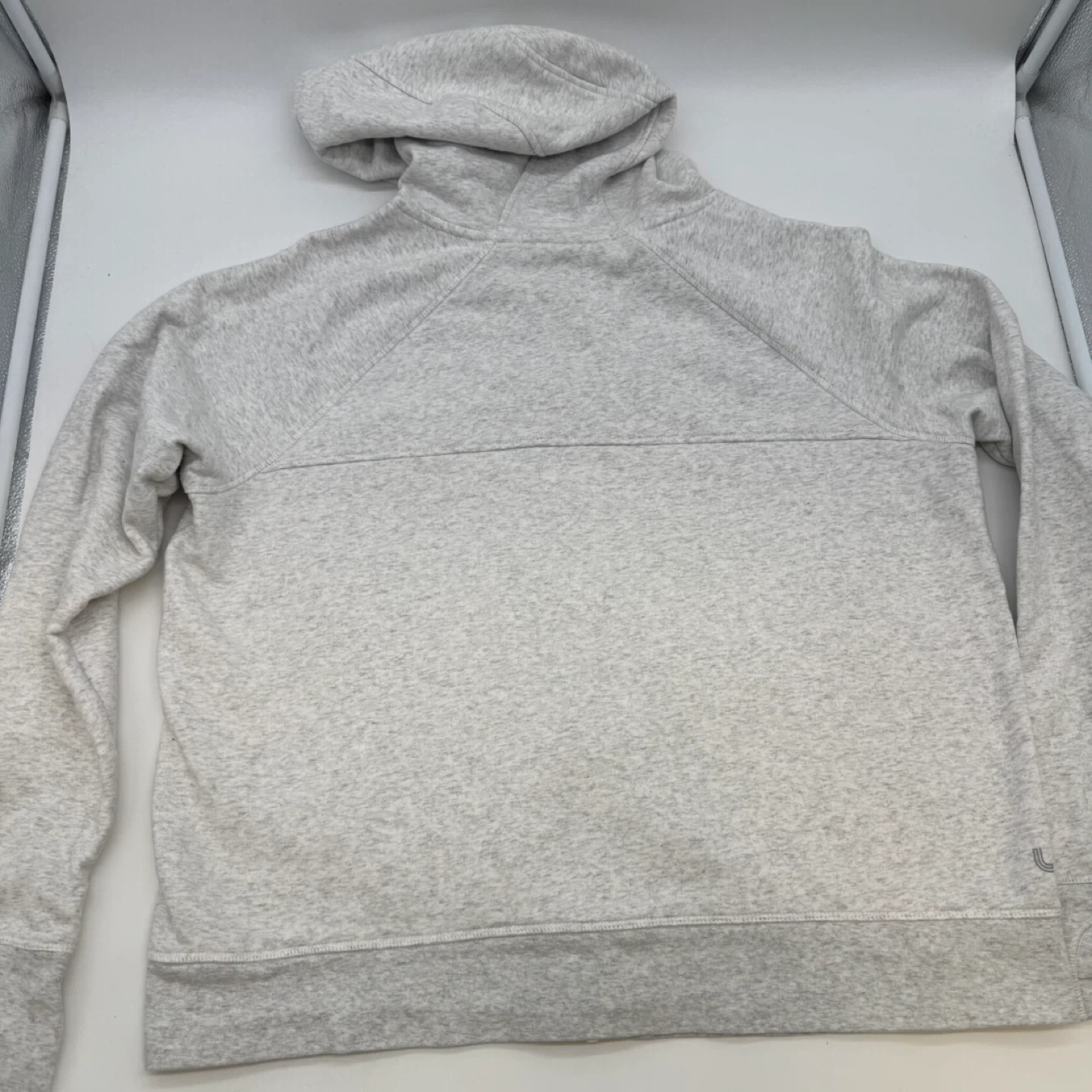 Lole Women’s Full Zip Hoodie Light Grey Size XXL Like New - photo 5
