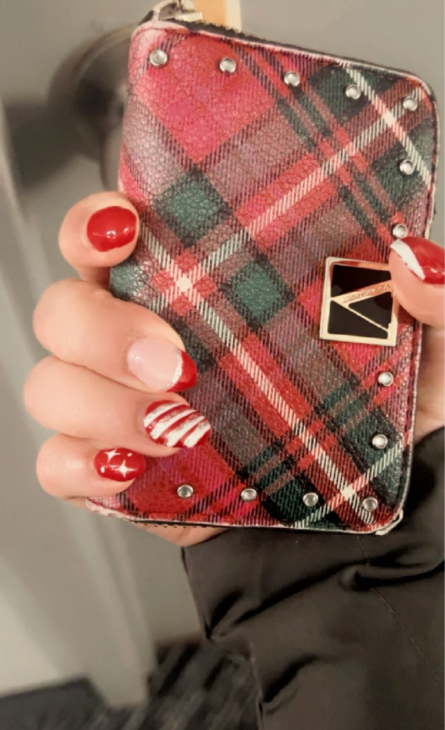 Victoria's Secret Plaid Card Holder