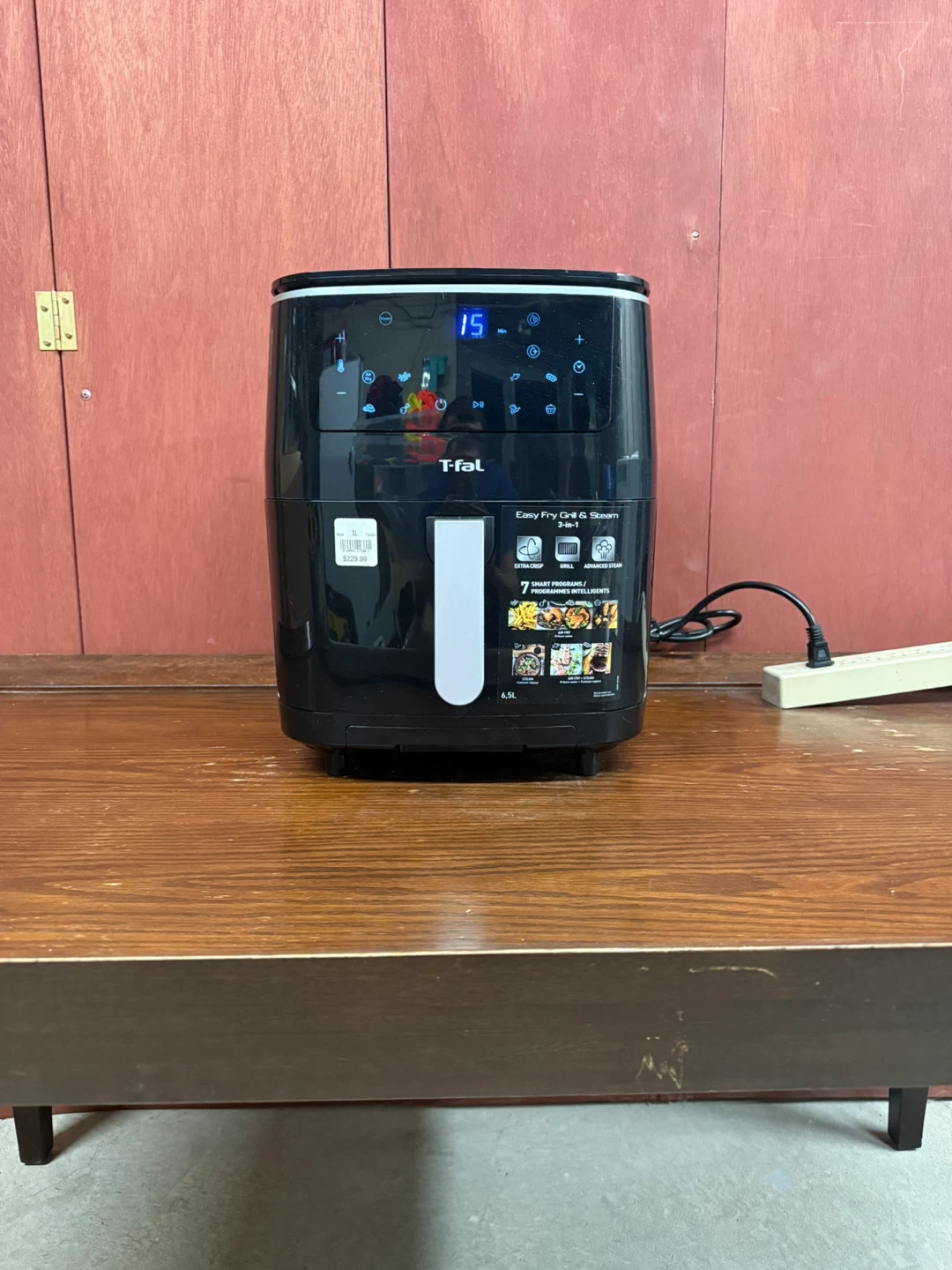 T-fal Easy Fry Grill & Steam 3‑in‑1 XXL Air Fryer (6.5L)