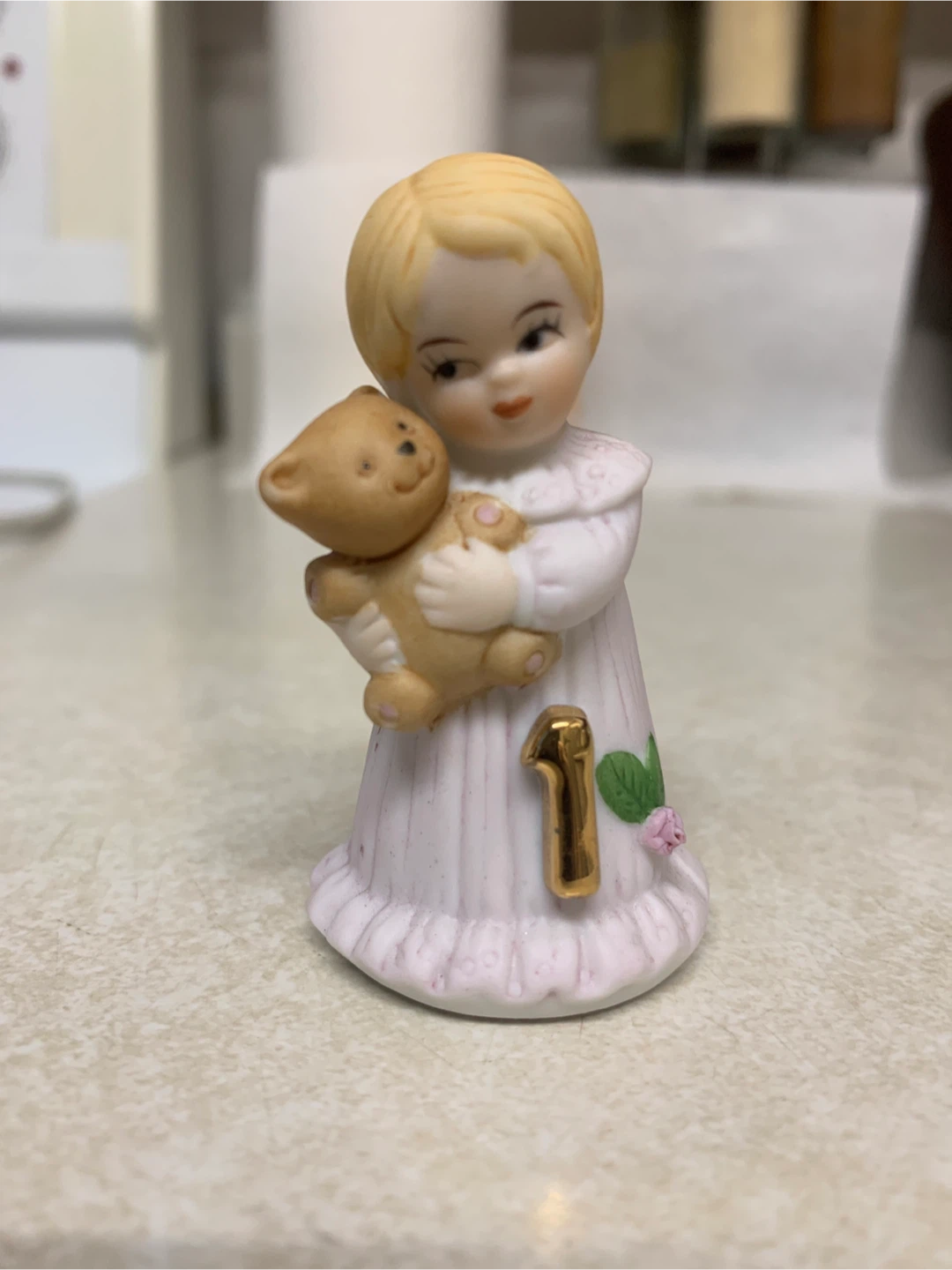 Growing Up Girl Figurine - Age 1