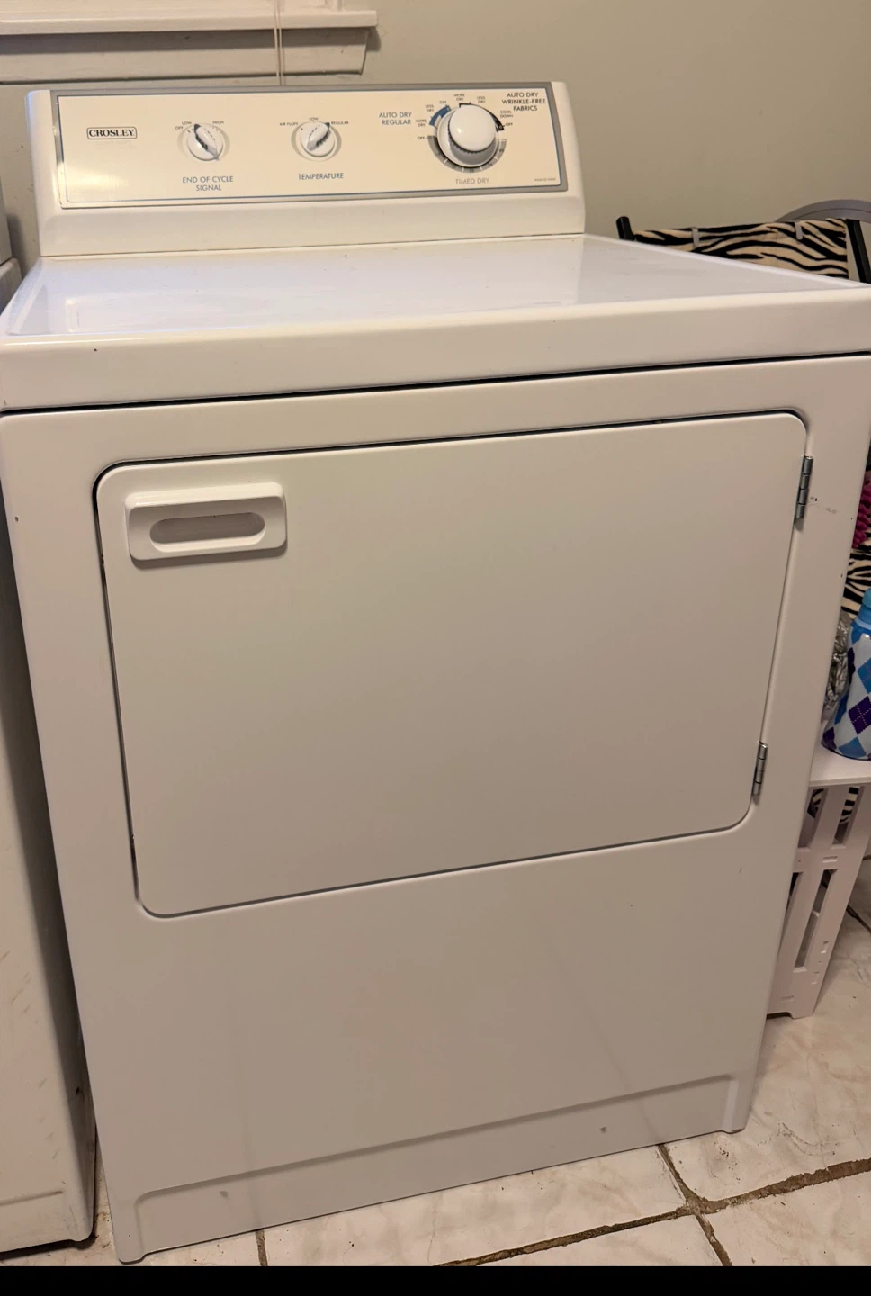 Crosley White Clothes Dryer - photo 2