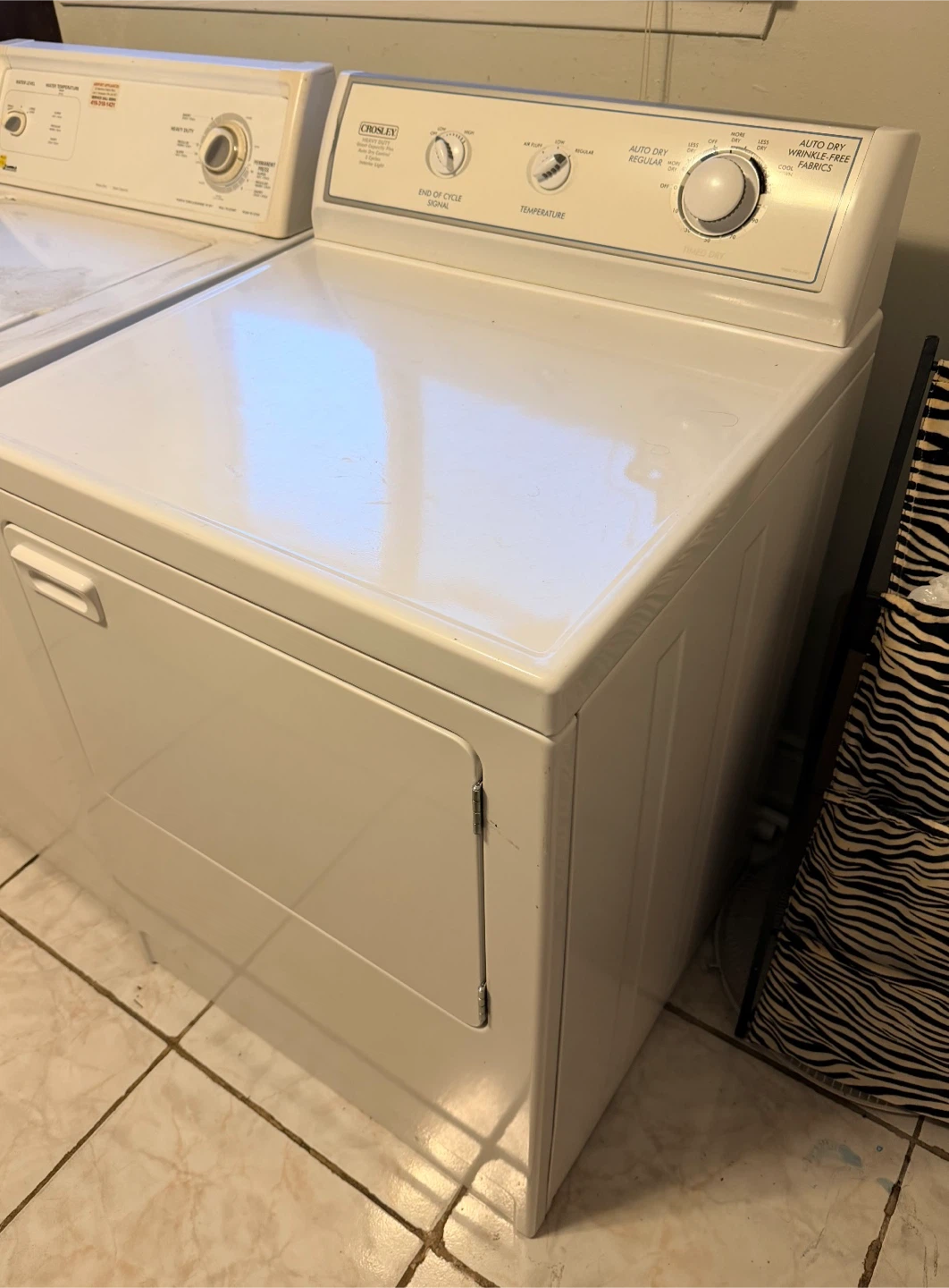 Crosley White Clothes Dryer
