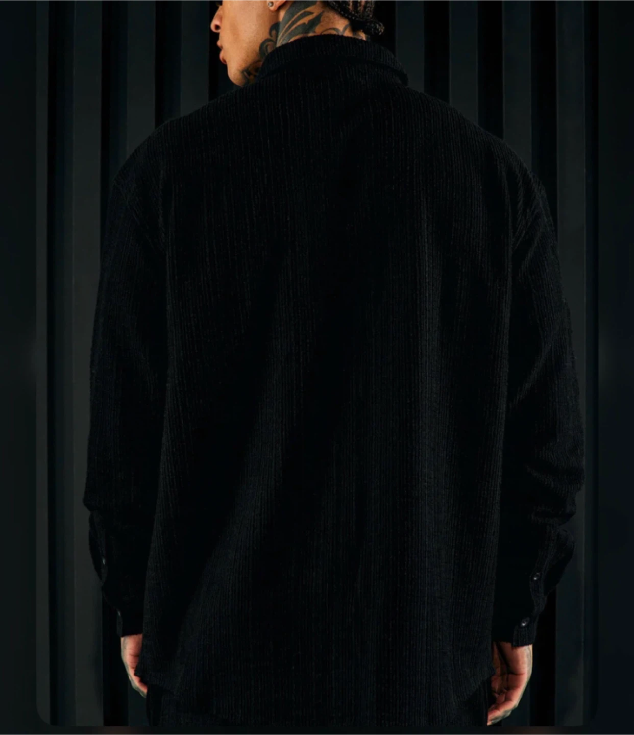 Boohoo Black Corduroy Overshirt - photo 2
