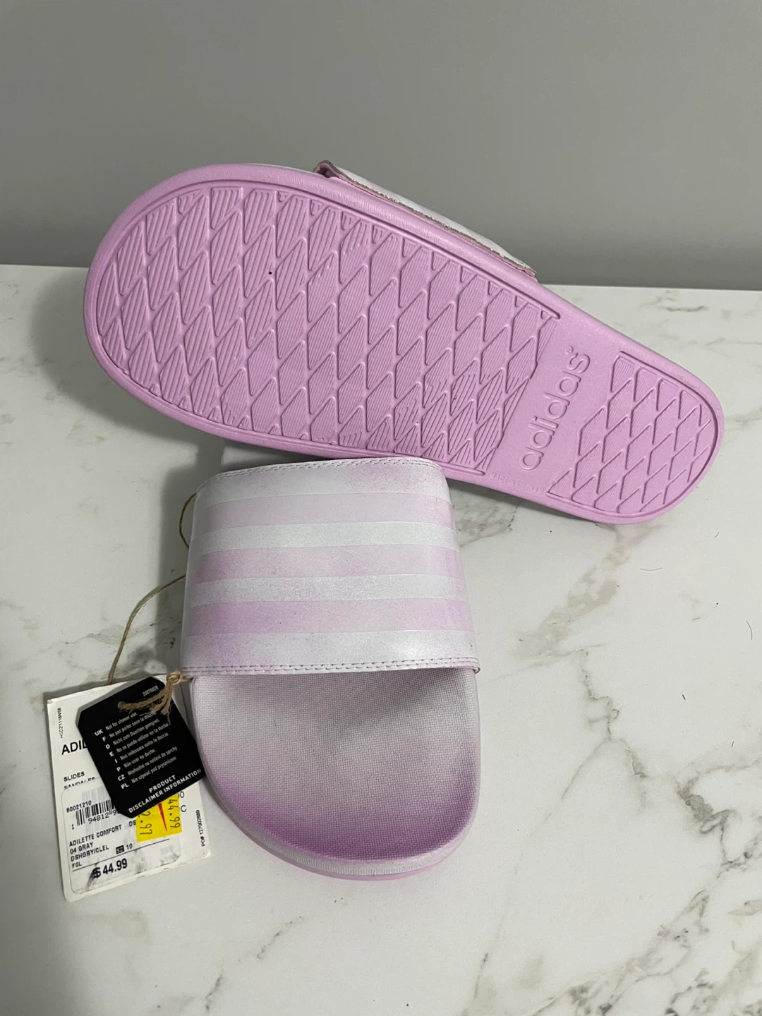 Adidas pink slides - photo 2