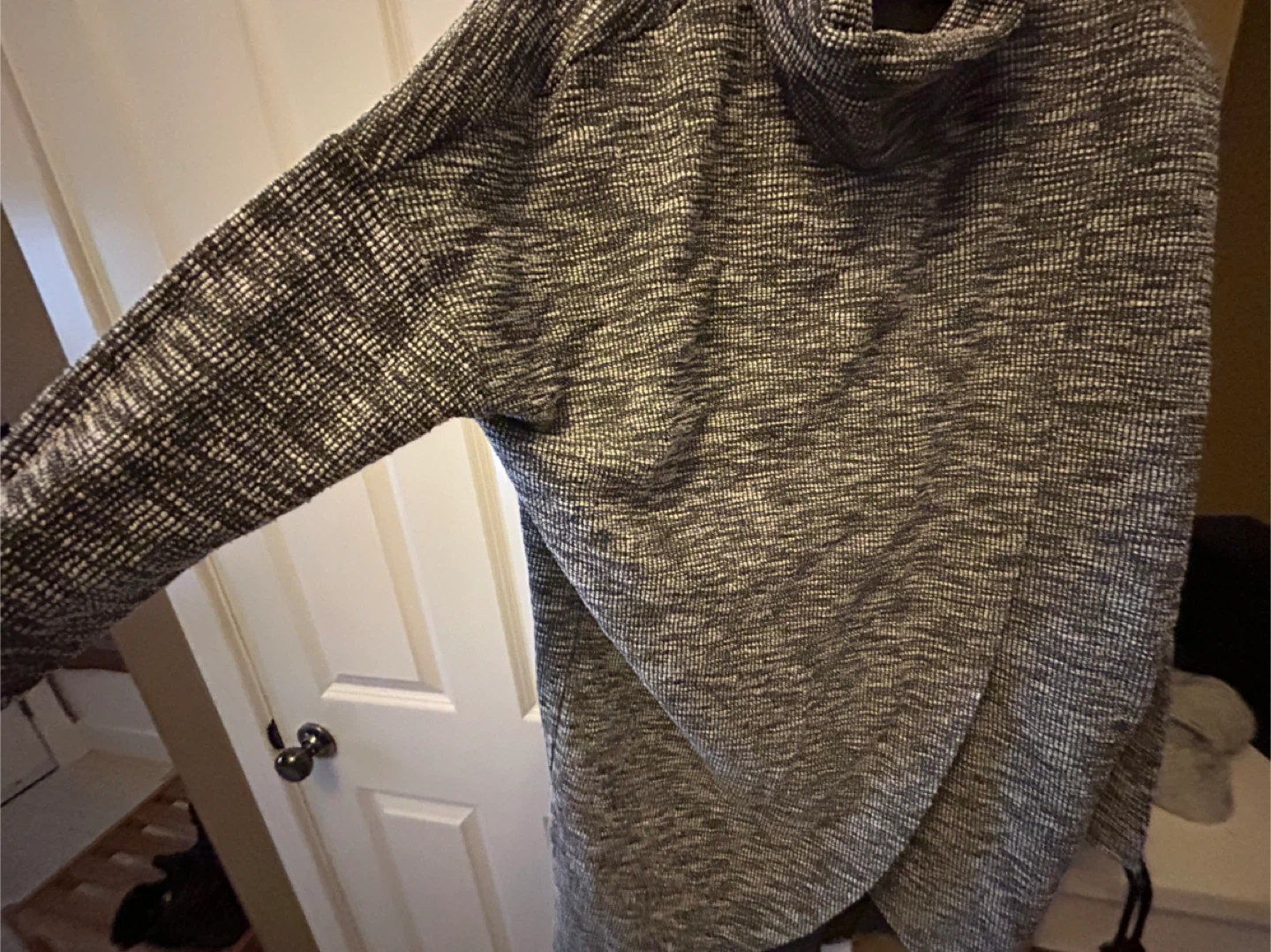 Grey Patterned Dress - Size M - photo 4