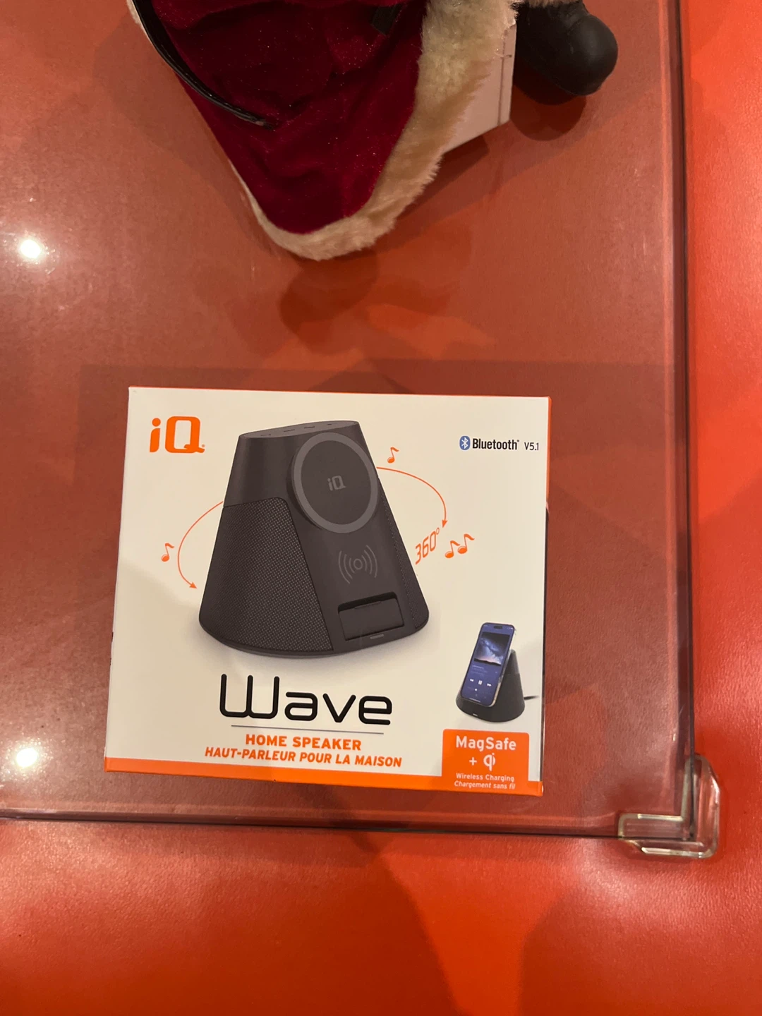 iQ Wave Home Speaker - Bluetooth, MagSafe + Qi Wireless Charging