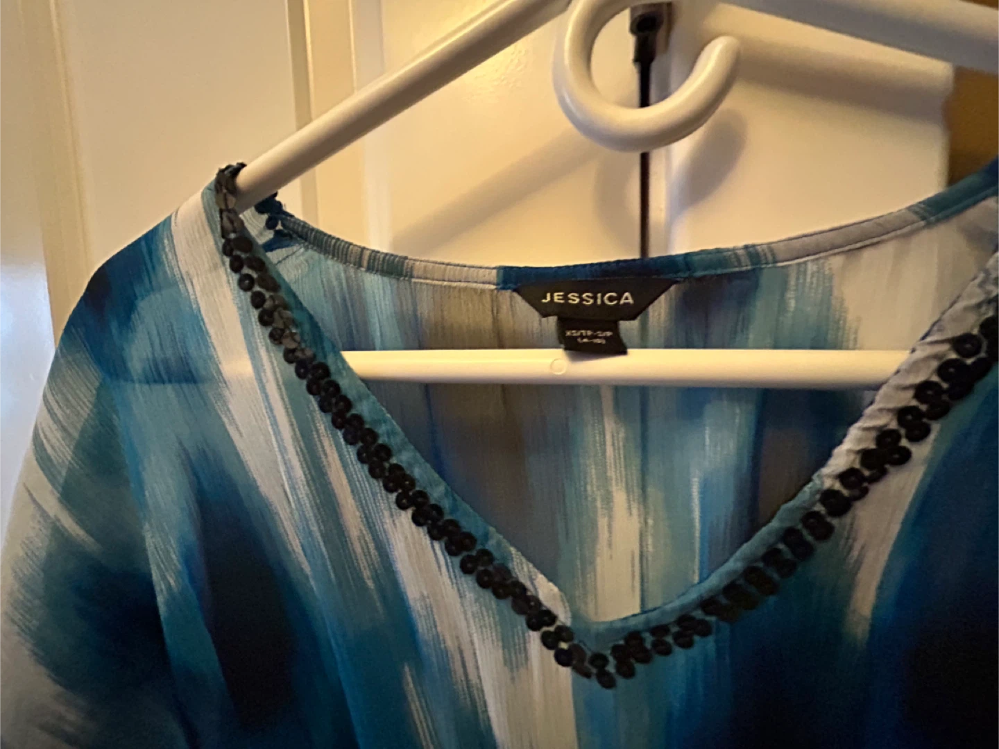 Jessica Blue Tunic Top - Size XS/S - photo 3