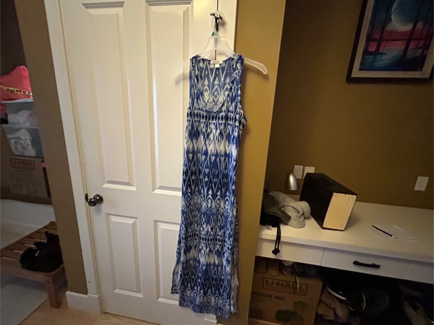 Magazine L/G Blue/White Maxi Dress