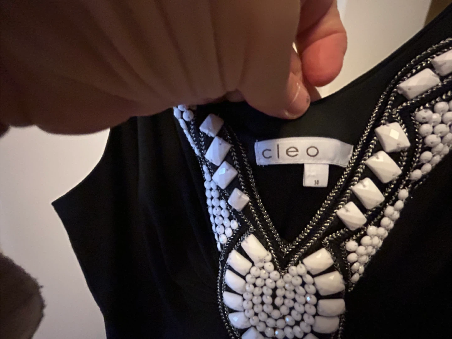 Cleo Black Dress, Size 14 - photo 4