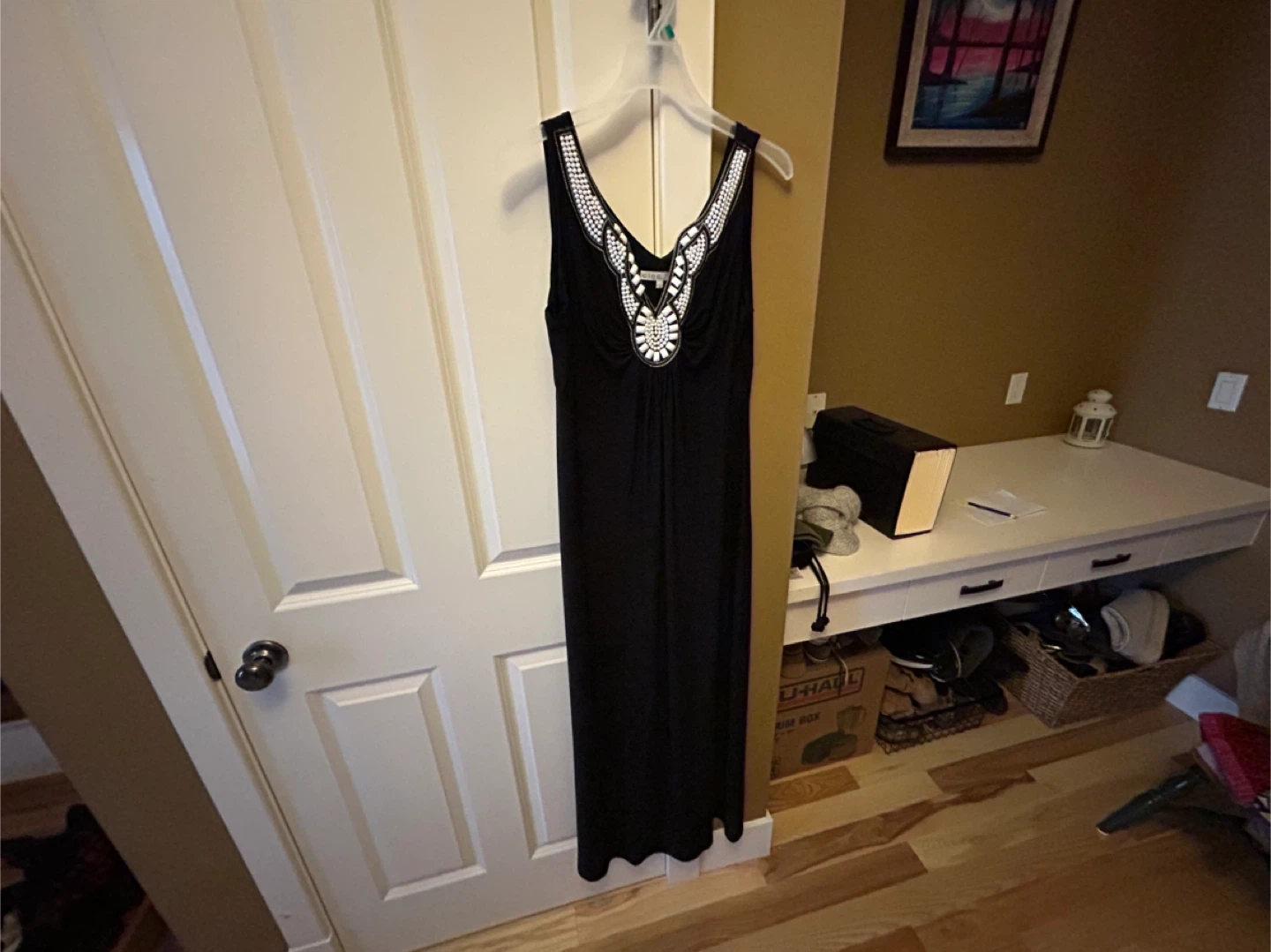 Cleo Black Dress, Size 14