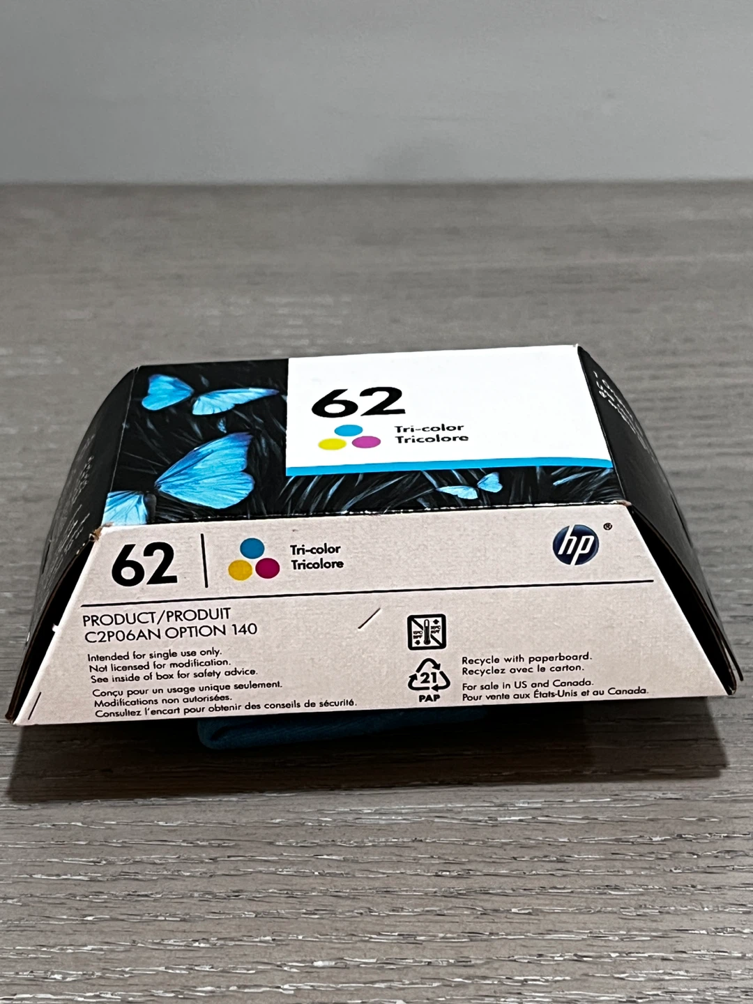 HP 62 Tri-color Ink Cartridge - photo 3