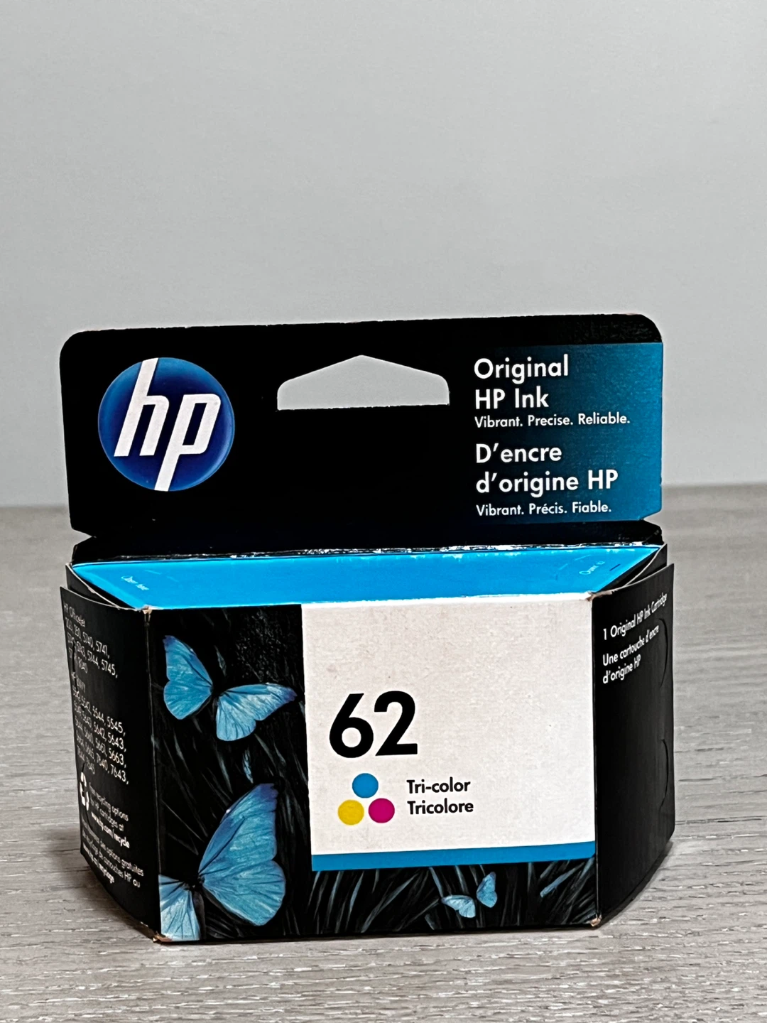 HP 62 Tri-color Ink Cartridge