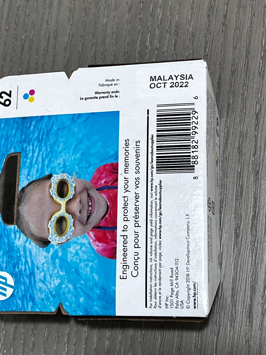 HP 62 Tri-color Ink Cartridge - photo 4