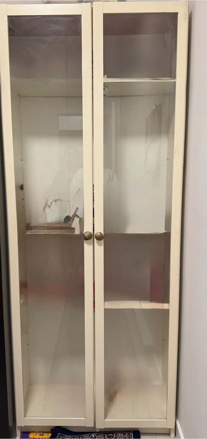 IKEA Billy Bookcase with Glass Doors - photo 2