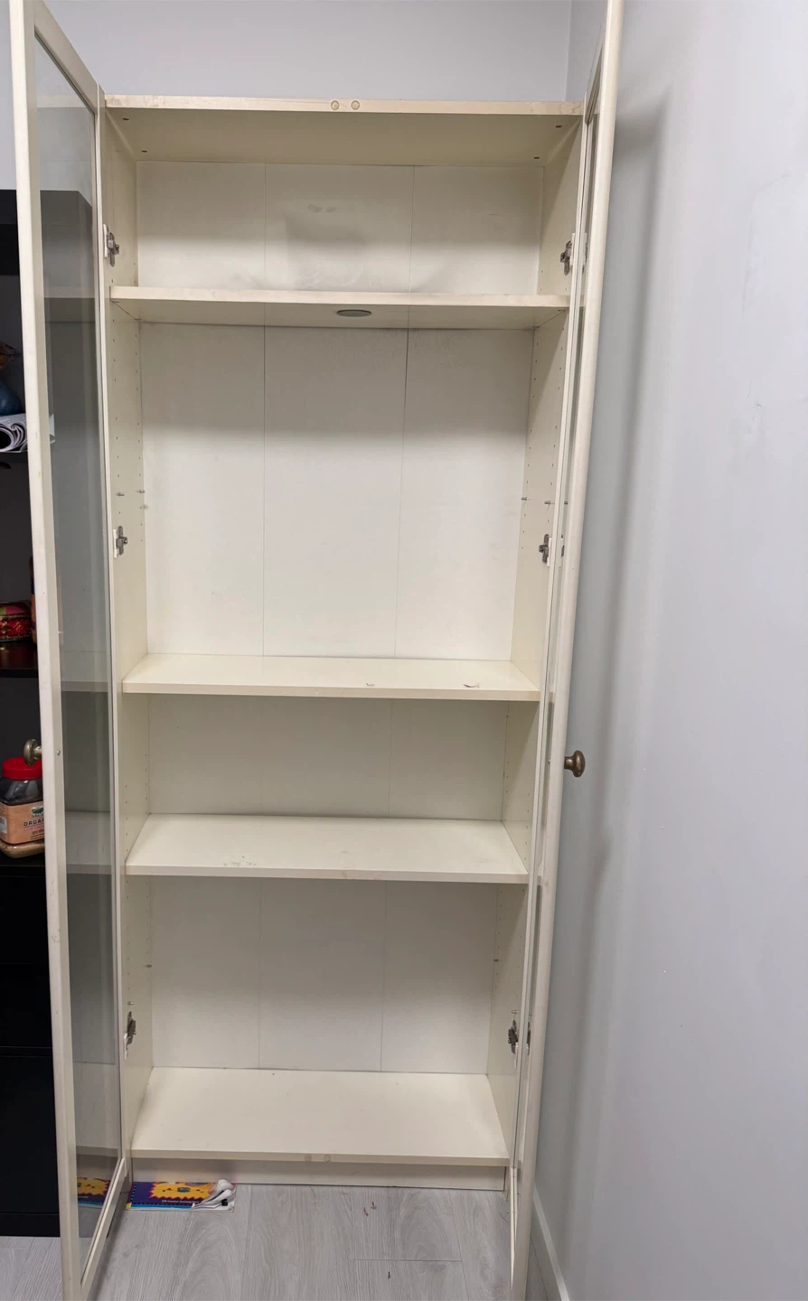 IKEA Billy Bookcase with Glass Doors