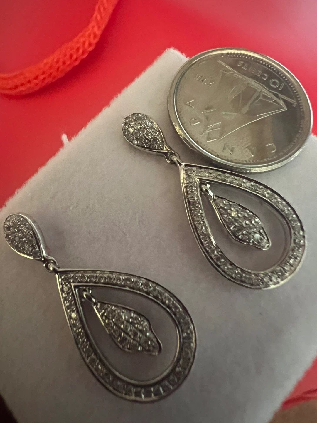 10 k diamond  Earrings - photo 5