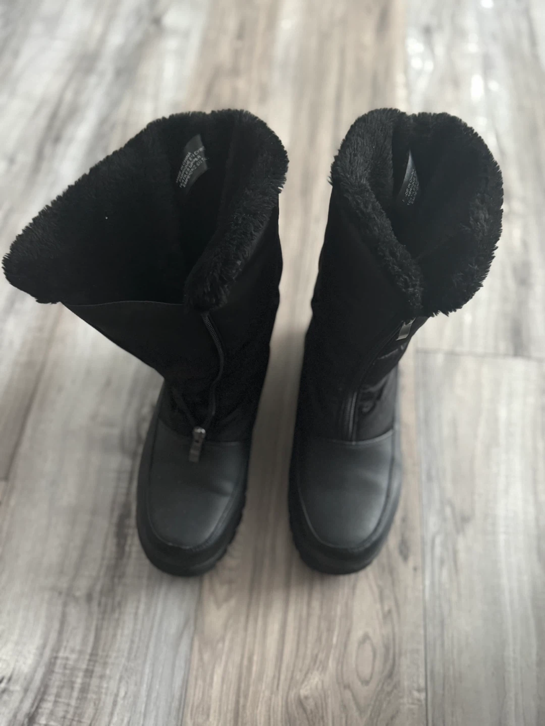 Tender Tootsies Winter Boots - Size 9, Black