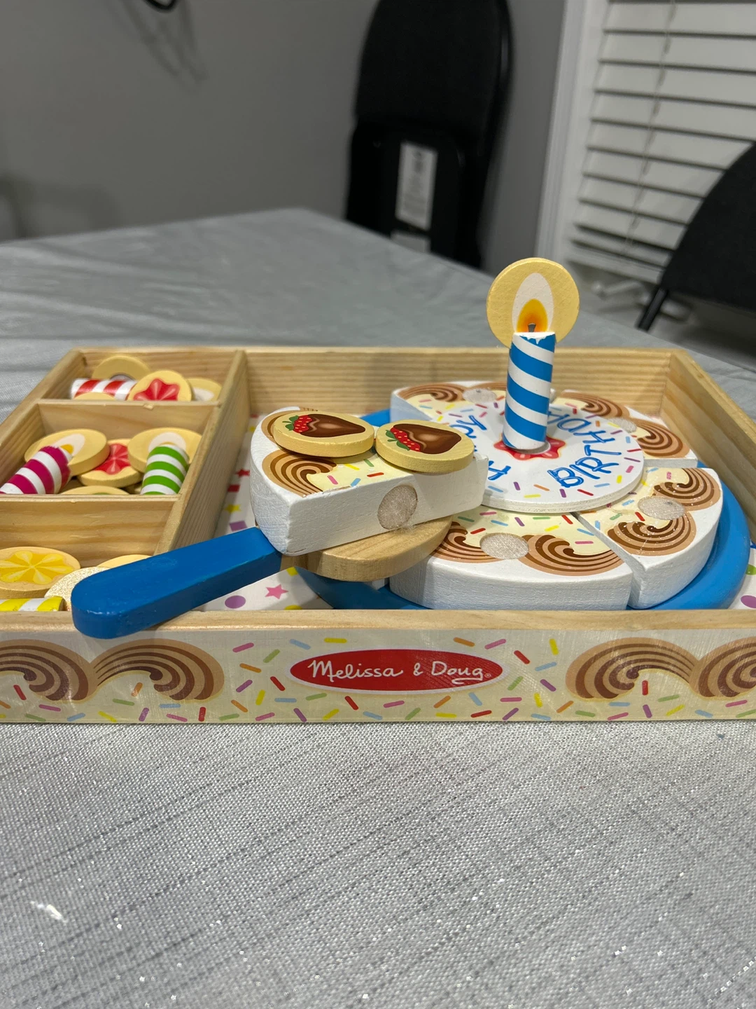 Melissa & Doug Wooden Birthday Cake