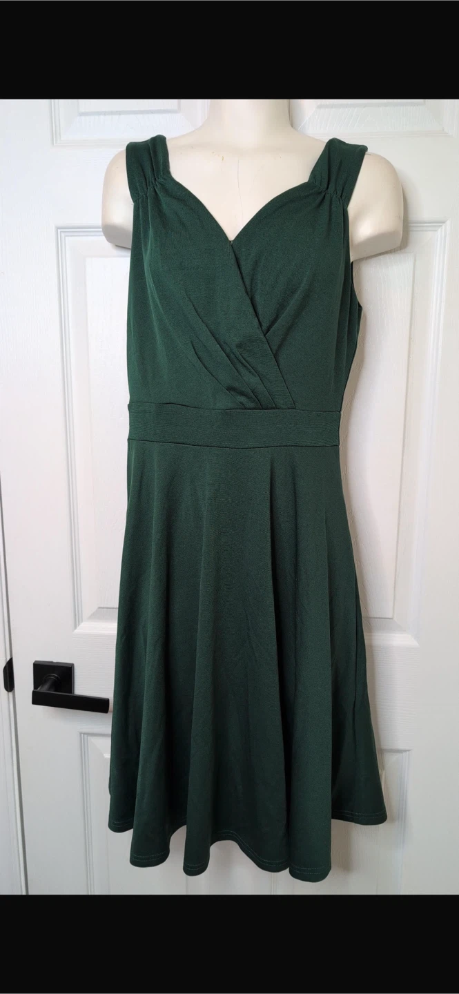 NEW! GRACE KARIN Sleeveless Wrap V-Neck A-line Party Dress - photo 4