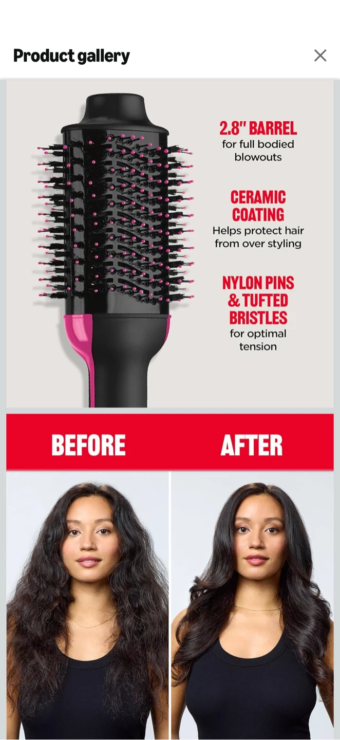 Revlon One-Step Volumizer Enhanced 1.0 — Black 🔥 - photo 2