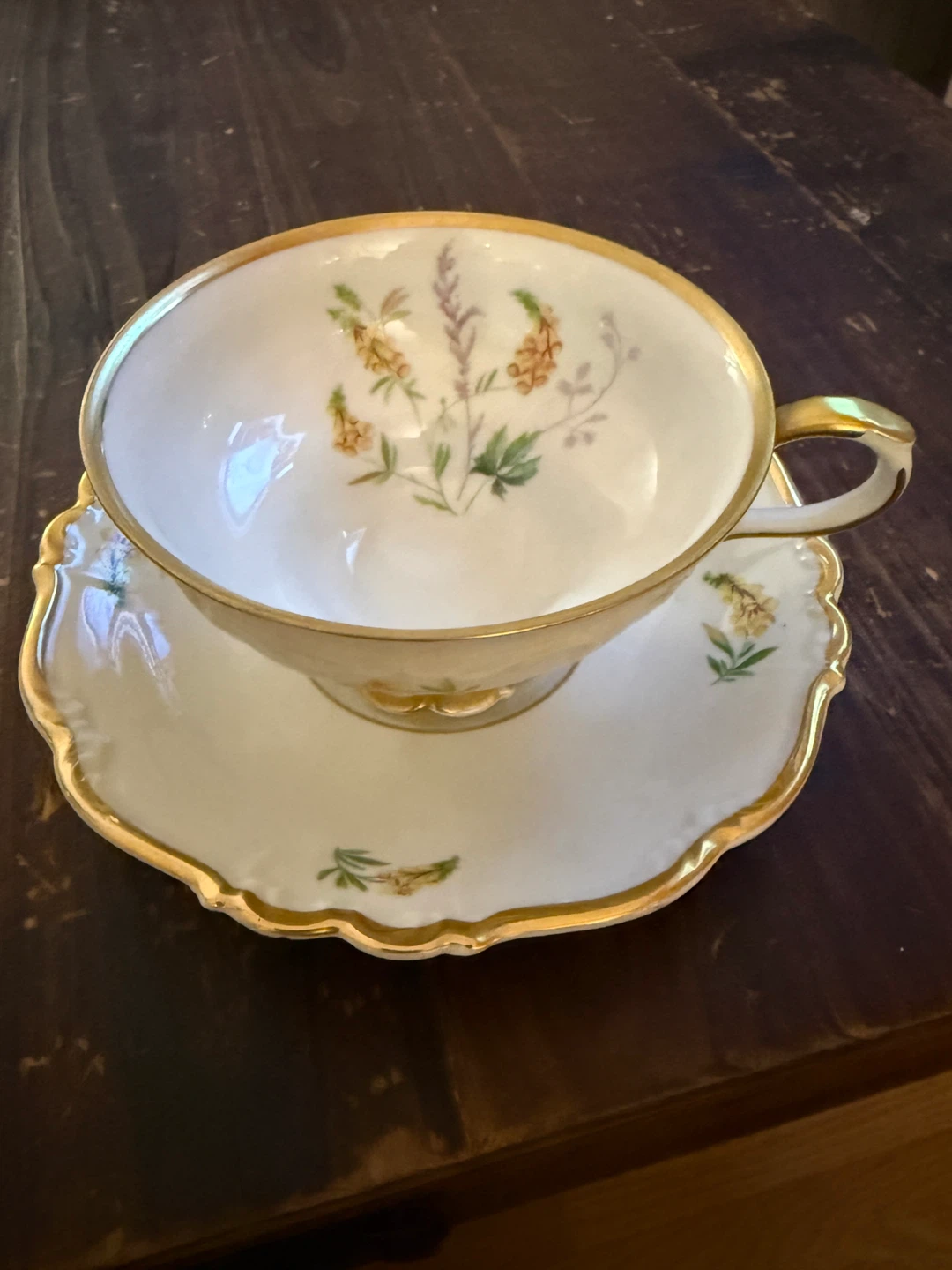 Vintage Edelstein Bavaria Tea Cup & Saucer