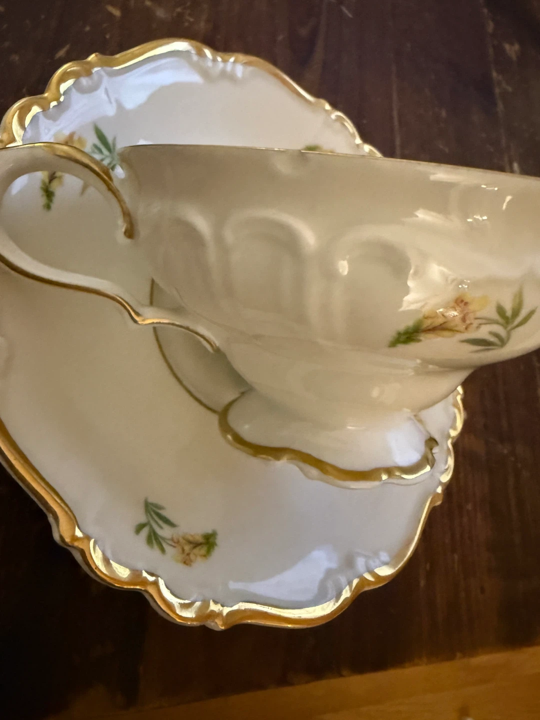 Vintage Edelstein Bavaria Tea Cup & Saucer - photo 3