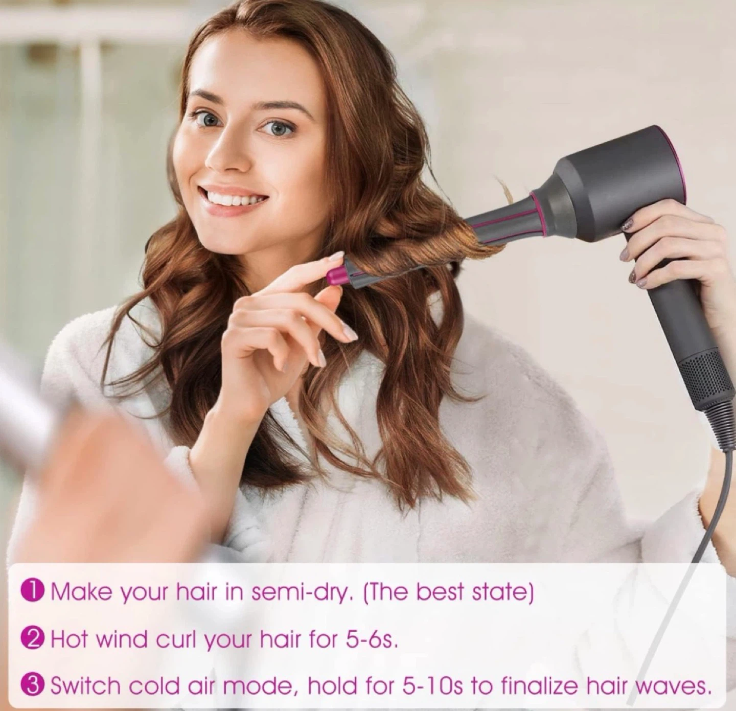 Dyson Airwrap Attachment Set - Curling Barrels