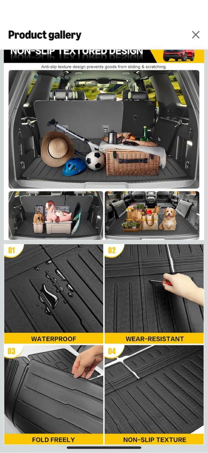 Cargo Trunk Mat — Ford Expedition / Lincoln Navigator 2018-2024 - photo 5