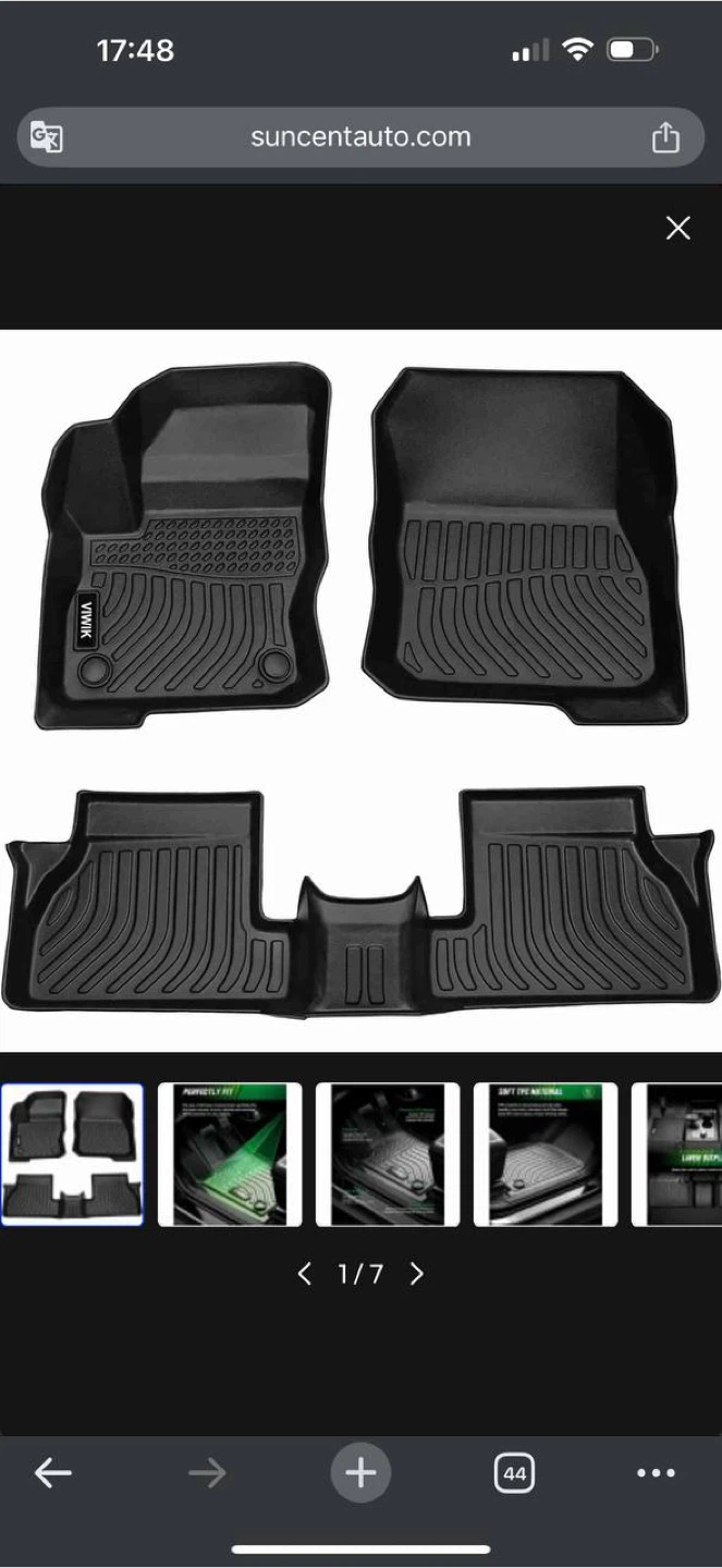 VIWIK Floor Mats — Ford Focus 2012–2018 | TPE All-Weather Liners - photo 4