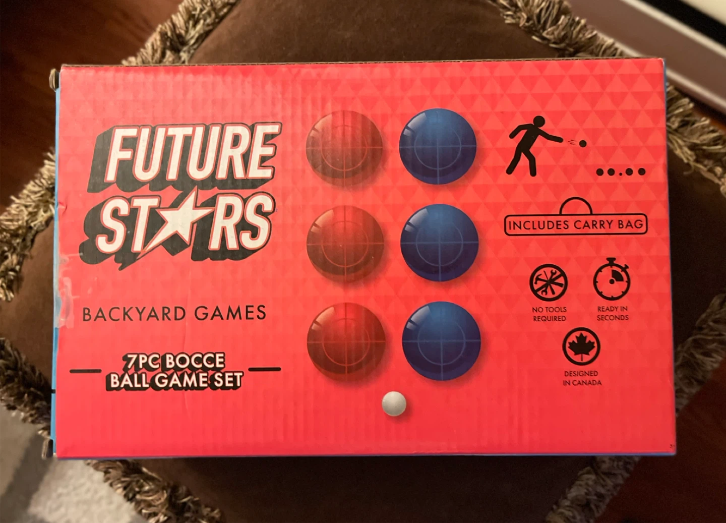 Future Stars 7PC Bocce Ball Game Set - New