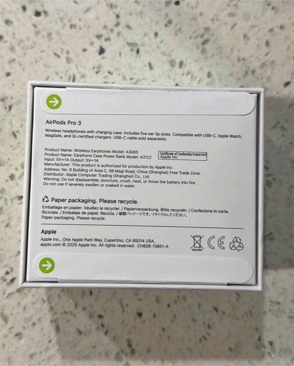 New Apple AirPods Pro 3 Wireless Headphones - photo 2