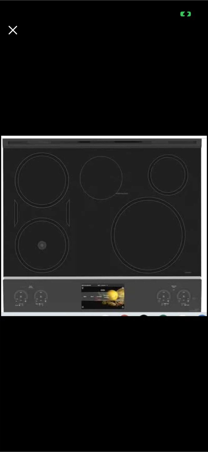 New GE Electric Range - Stainless Steel Finish - photo 2
