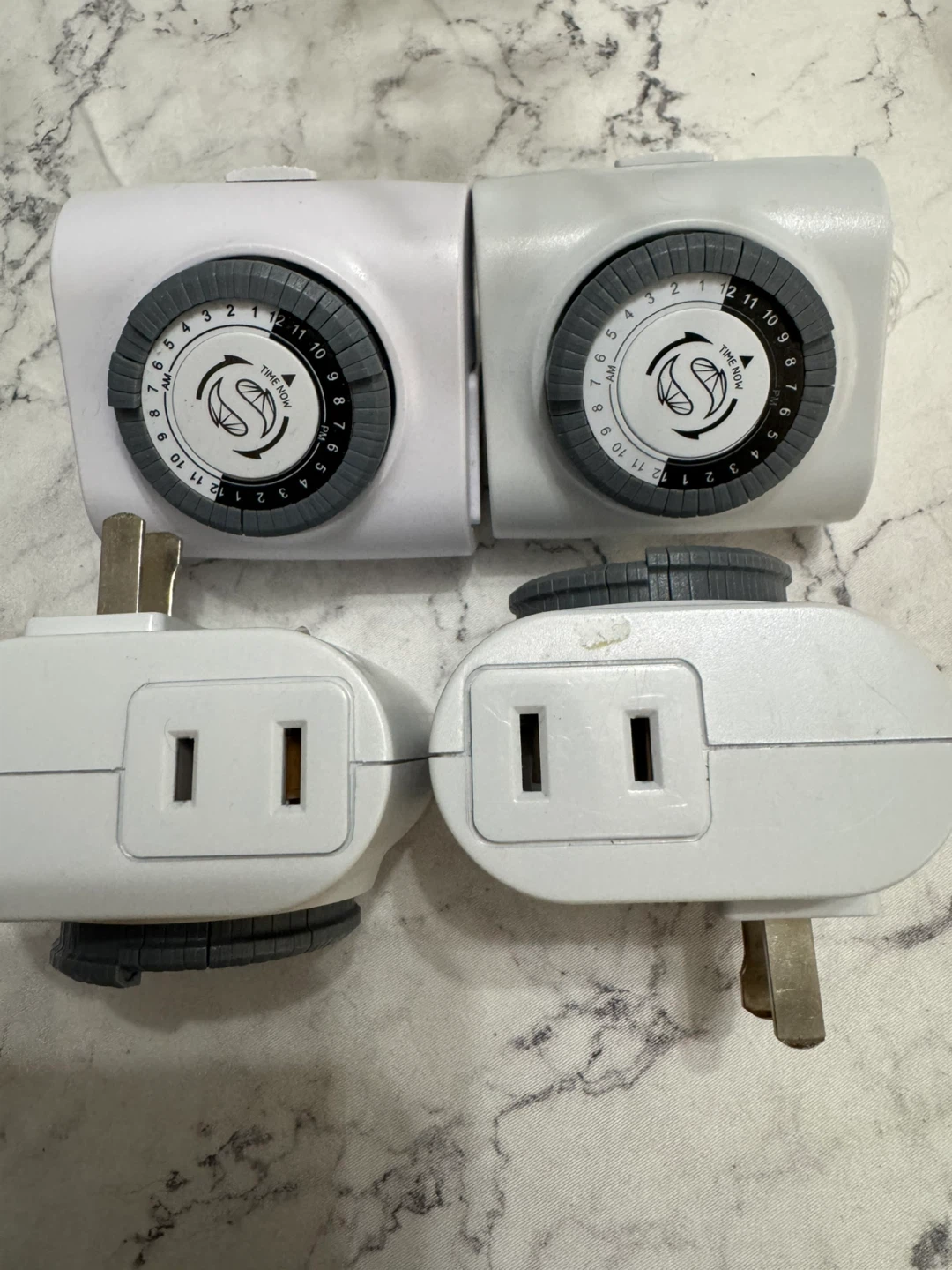 4 Pack Indoor Plug-in Mechanical Timer