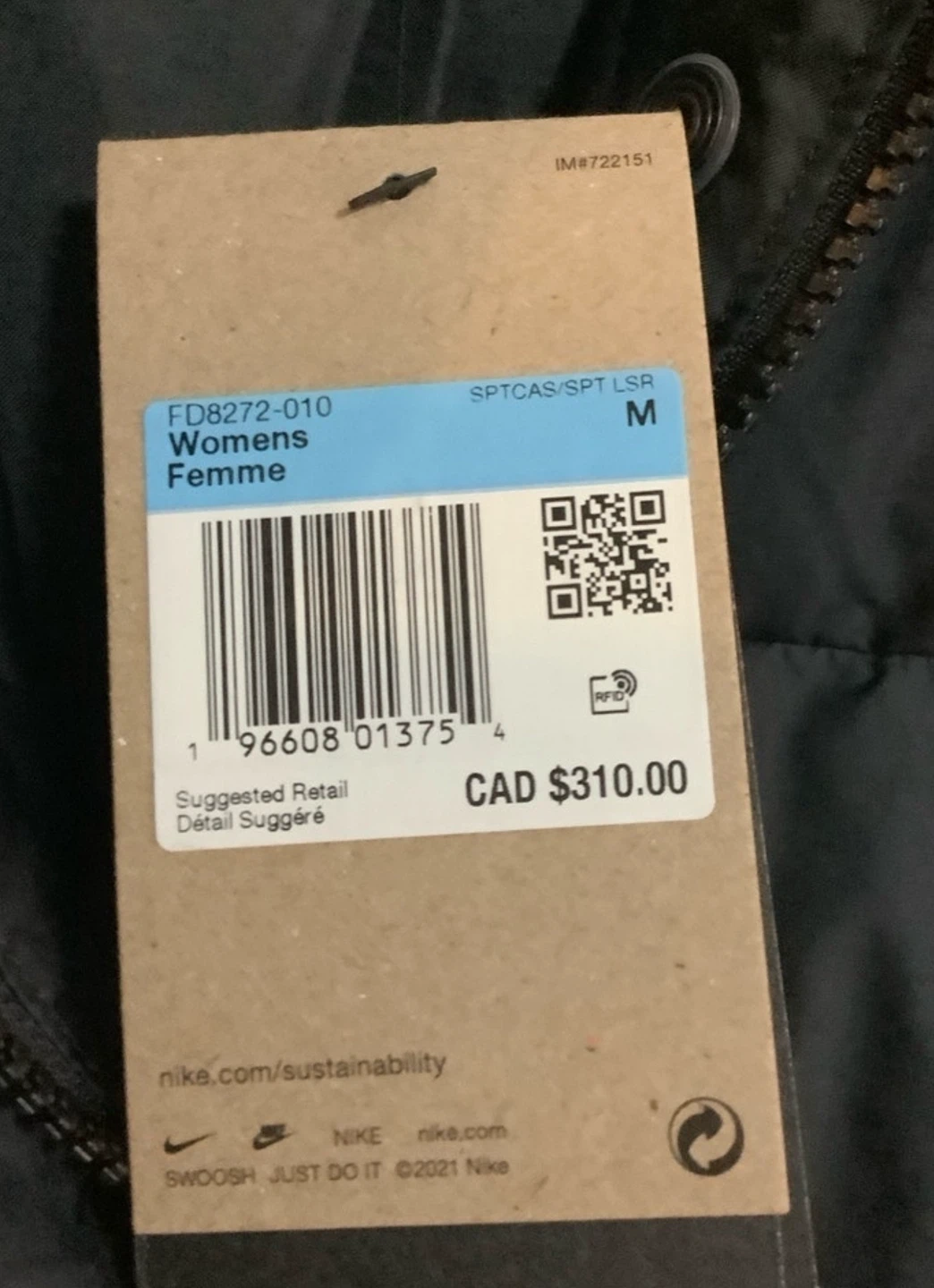 Nike Therma-FIT Women's Puffer Jacket - Size M - photo 2