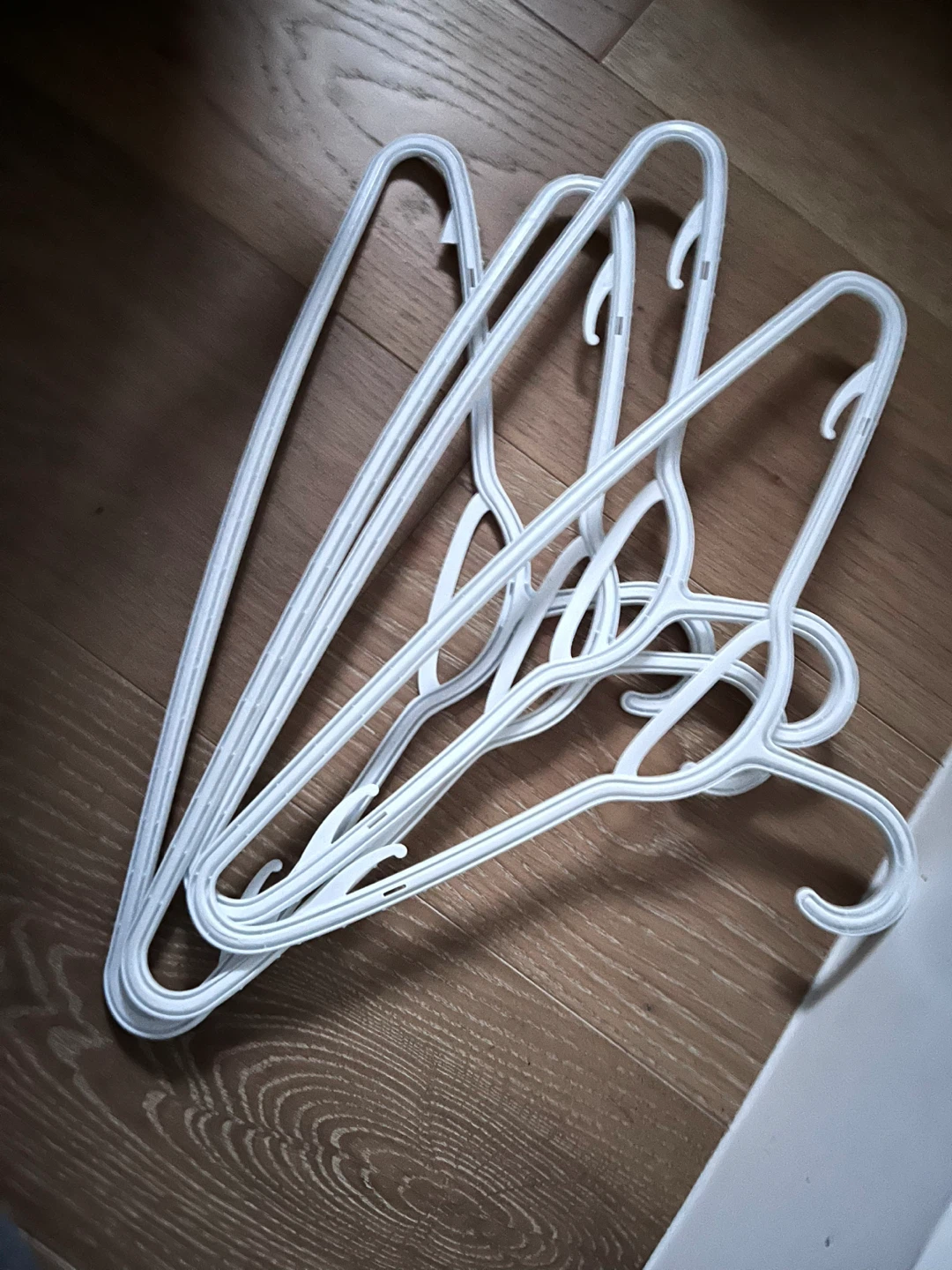 Free White Plastic Clothes Hangers - photo 2