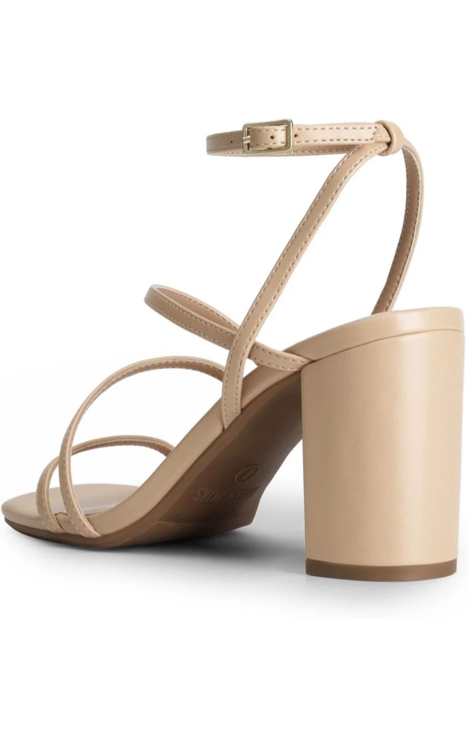 Dream Pairs Nude Strappy Heels - Size 9 - photo 3